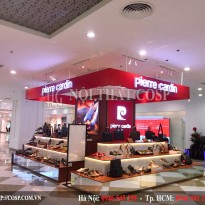 Thi công shop giày dép Pierre Cardin – Time City